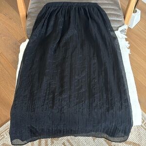 Zara black maxi skirt